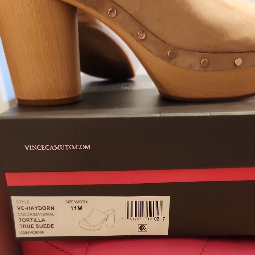 🔥Vince Camuto Haydorn Tortilla Women's Clogs - Picture 2 of 3